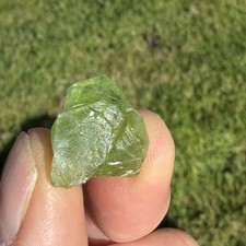 Natural Terminated Peridot Crystal Pakistan 17.10 Carats Approx