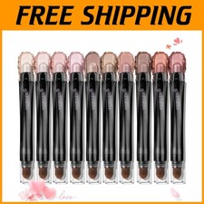 Shimmer Eyeshadow Stick Set, 10PCS Cream Pencil Crayon