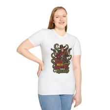 Skeleton Cowboy Western Gothic Desert Unisex Softstyle T-Shirt