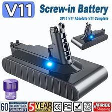 For Dyson V11 Screw-in Battery SV14 Absolute V11 Complete V11 Fluffy 8Ah Battery