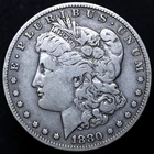 1880-O Morgan Silver Dollar VF+ Strong Detail Original Surfaces New Orleans