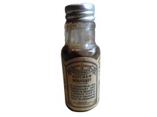Rare Antique Kitchen Bouquet Sample Bottle &ndash; 2 Drams Advertising Size