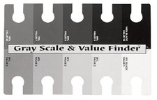 Color Wheel The Company Gray Scale & Value Finder-4"X6"