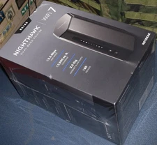 NETGEAR Nighthawk RS180 WiFi 7 Router Dual-Band 5.5Gbps RS180-100NAS
