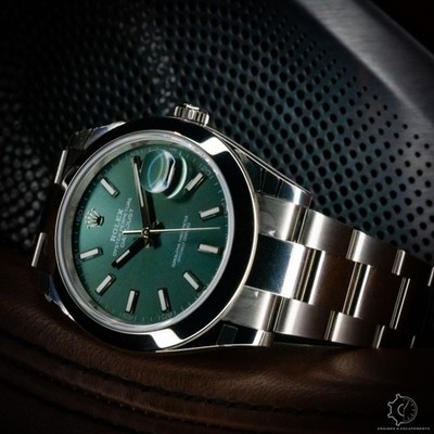 Rolex Datejust 41 Green Dial - Full Set - 126300