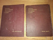 Newnes Motorists Touring Guide Open Road + Accompanying Maps 1928