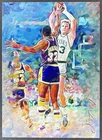 Larry Bird vs Magic Johnson #13 Art Card Limited /50 Edward Vela Signed