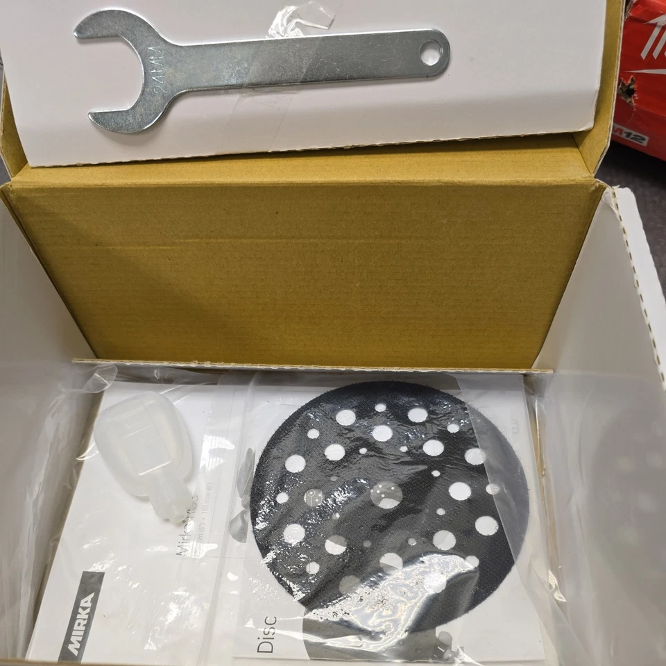 Mirka MR-5 Random Orbital Sander – 5 in Pad, 3/16 in Orbit, Pneumatic - Image 4 of 4