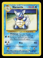 Wartortle 42/102 Uncommon Base Set Pokémon Card on eBay