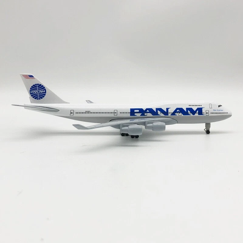 Modello di Aereo 1:350 Die-Cast Boeing 747 Pan Am American World Airways, 20cm - Immagine 4 di 4