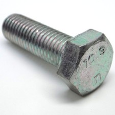 Box of 250 Nucor M14 2.0 x 45 Grade 10.9 Metric Hex Head Bolts, Zinc, USA Made