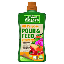 Green Fingers gebrauchsfertige Pflanzennahrung 1L Gießen und Füttern Flüssigdünger