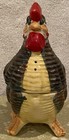 Vintage Japan Ceramic Chicken Covered Dish Canister Farmhouse Kitchen New — photo 1