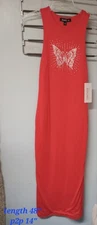 Justify Red Sleeveless Maxi Dress Sz Small