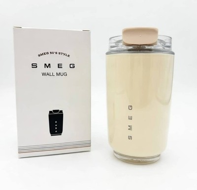 Mug Isotherme Pour Smeg – 240 Ml Acier Inoxydable – Bouteille Voyage 2 Pièces