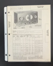 Hallicrafters S-38 Receiver SAMS PHOTOFACT Folder Manual 1946 ORIGINAL
