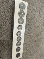 boutons pièces mix lot 9 total