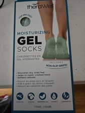 Moisturizing Gel Socks, Inner Lotion, Spa Silicone for Repairing-Treatment Dry 