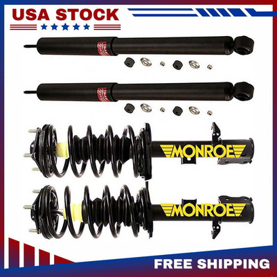 For Escape Tribute Full Set 2 Complete Front Struts +2 Shocks _TP