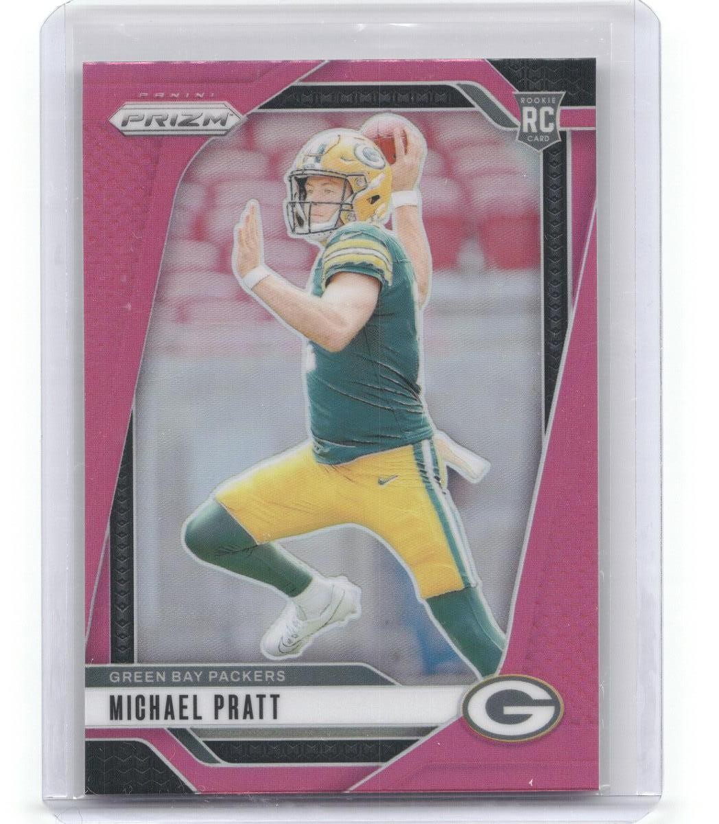 2024 Panini Prizm #379 Michael Pratt Pink