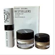 Bobbi Brown BestSellers 3-Piece Skincare Set, Face Base, Lip Tint, Eye Base New