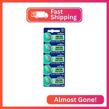 Murata 395/399 Battery SR927/W/SW 1.55V Silver Oxide Watch Button Cell 5 Batter