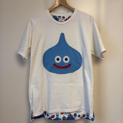 Graniph Dragon Quest Slime T-shirt White M Collab Anime Character Logo