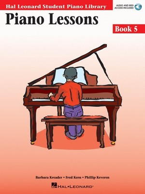 Piano Lessons Book 5 Hal Leonard Student Early Intermediate Book & Online Audio