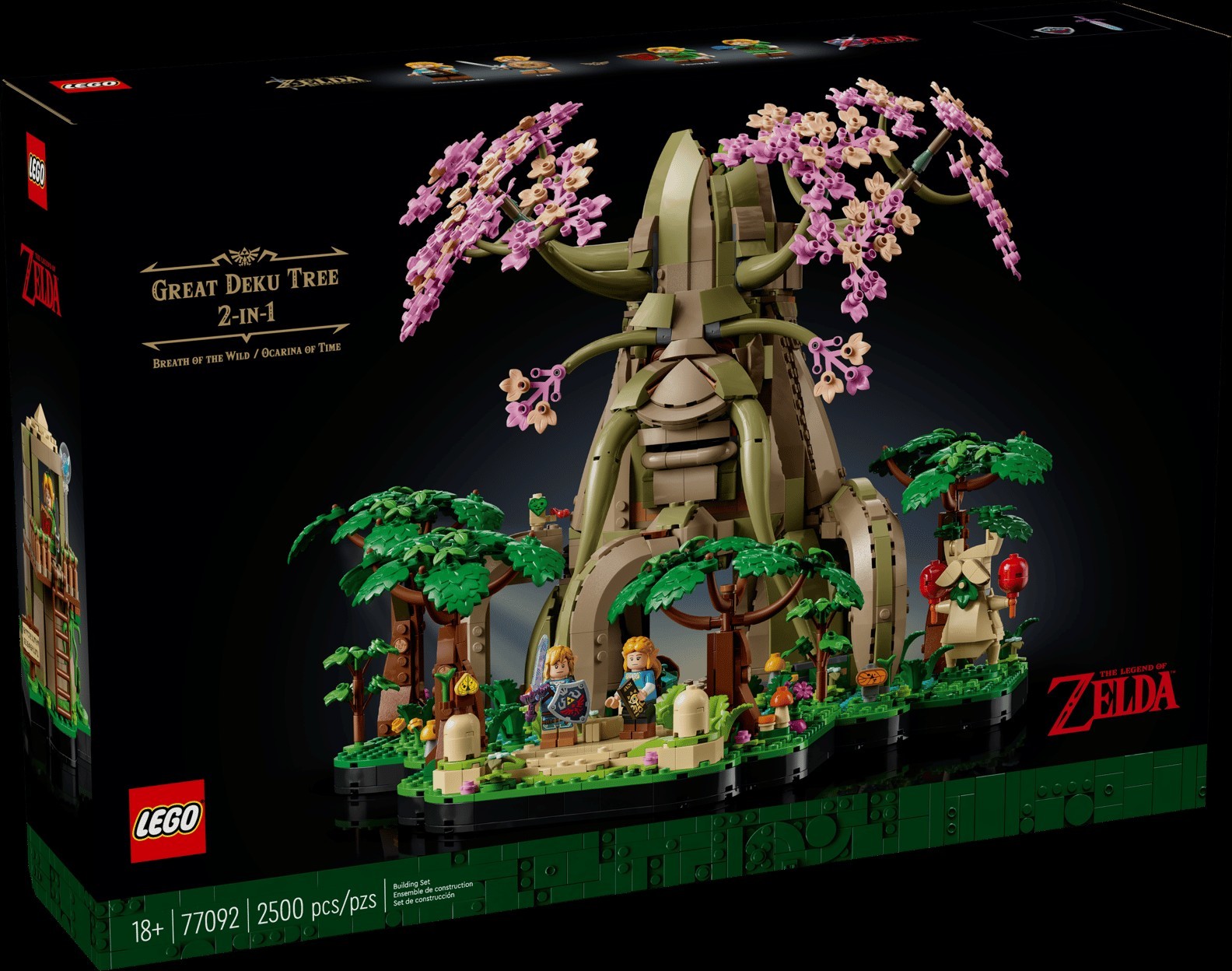 LEGO: The Legend of Zelda Great Deku Tree 2-in-1 #77092 Open Box, Sealed Packets