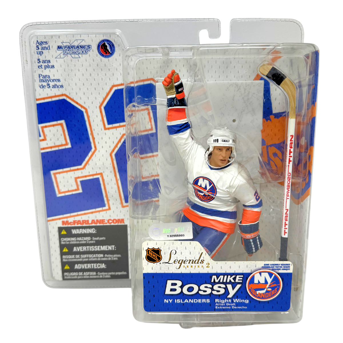 McFarlane NHL Mike Bossy New York Islanders Legends Series 2