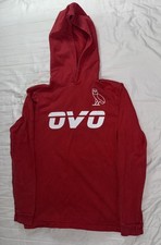 OVO Octobers Very Own Hoodie Vintage Owl Logo Red Adult Size Small Sweater Drake