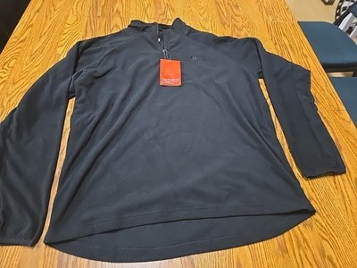 Camel Crown Men's fleece  1/4 zip pullover Large NWT