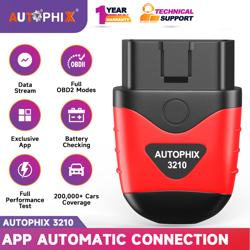 Bluetooth OBD2 Scanner 3210 - Engine Code Reader for Check Engine Light Diagnostics-image
