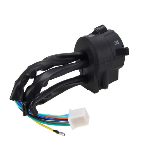 Links+Rechts Motorrad 7/8'' 22mm Lenker Horn Blinker Licht Hupe Steuer Schalter - Bild 10 von 11