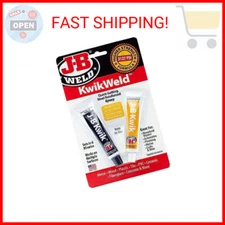 J-B Weld 8276 KwikWeld Quick Setting Steel Reinforced Epoxy - Dark Grey 2 oz