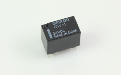 10 Stück Omron G5V-1 24 V Print Relais Relay 125V AC 0,5 A | 30/60 V DC 1/0,3 A