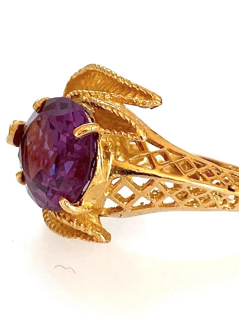 Rainbow quartz shop ring
