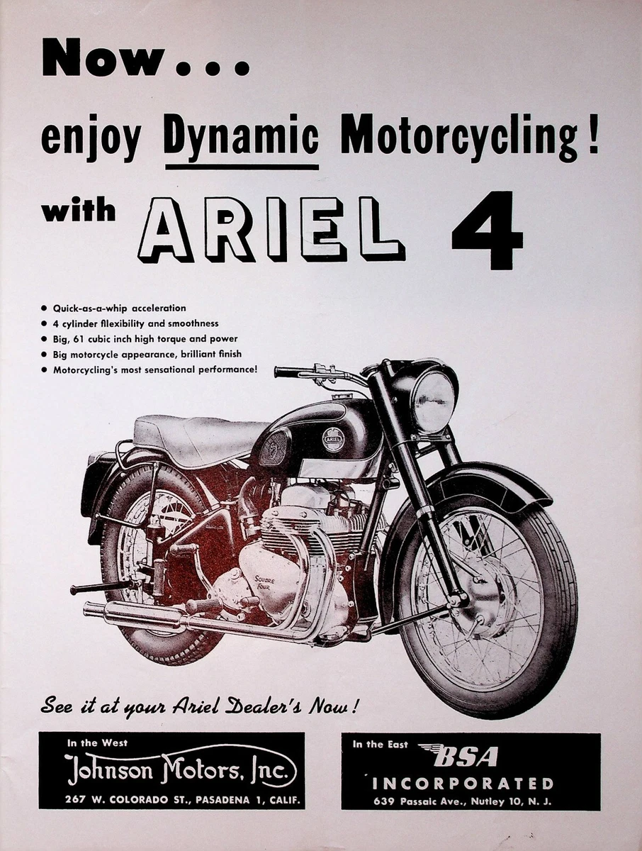 Ariel motorcycles for 2024 sale on ebay