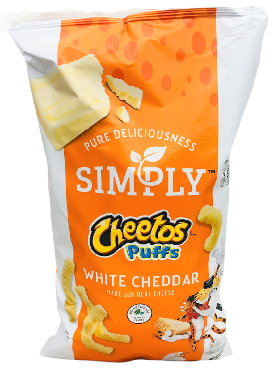 8 oz Simply Cheetos Puffs White Cheddar Cheese by Simply Cheetos