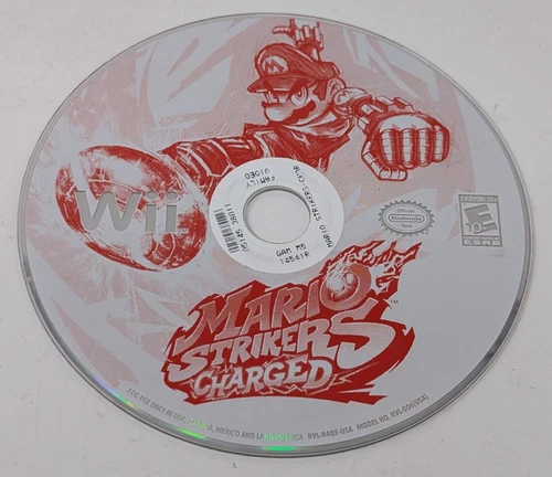 Mario Strikers Charged Nintendo Wii Game 2007 Disc Only Tested Working