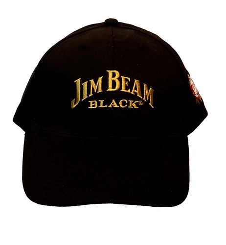 Gorra de béisbol Jim Beam negra bourbon whisky envejecido gorra nueva etiquetas OSFM - Imagen 2 de 6