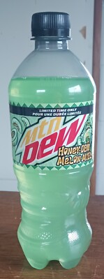 Mountian Dew 20 oz Bottle 2023 Limited Edition NEW UNOPENED HONEY DEW MELON MIEL