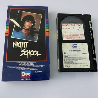 NIGHT SCHOOL (1981) Betamax Tape Leonard Mann RACHEL WARD Rare Horror KEY VIDEO