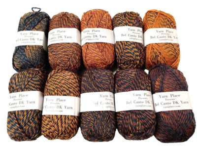 Yarn Place Bel Canto DK Weight Yarn 100% Wool 500g 1090 yds 10 Skeins #3637