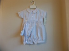 UNISEX 2 PIECE CHRISTENING ROMPER