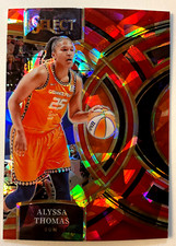 Alyssa Thomas 2024 Panini Select WNBA Red Cracked Ice Prizm Premier #172 Sun