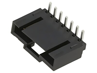 70553-0006 CGrid SL RA Hdr NPegs 15SAu 7Ckt MOLEX