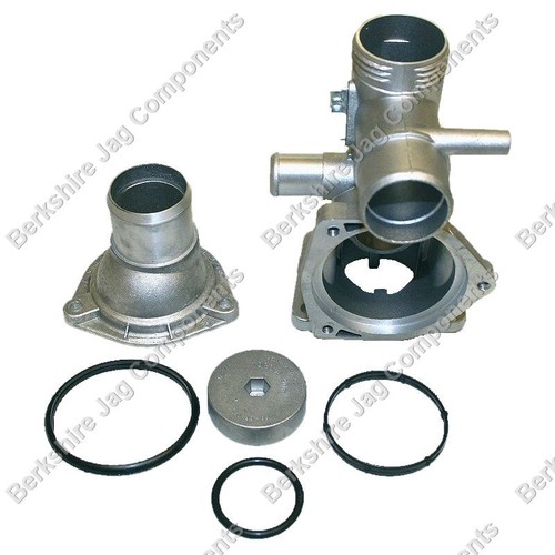 FOR JAGUAR S TYPE THERMOSTAT HOUSING TOWER METAL UPGRADE NCE2247AD eBay