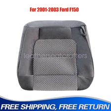2001 2002 2003 For Ford F150 XLT XL Passenger Bottom Cloth Seat Cover Dark Gray