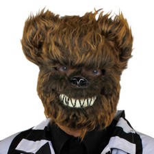 KILLER BEAR MASK HORROR SCARY ANIMAL HALLOWEEN FANCY DRESS COSTUME ACCESSORY
